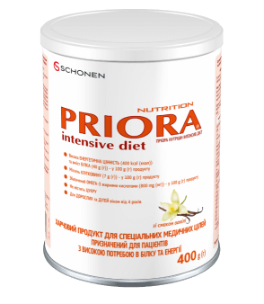 Priora Nutrition Intensive Diet