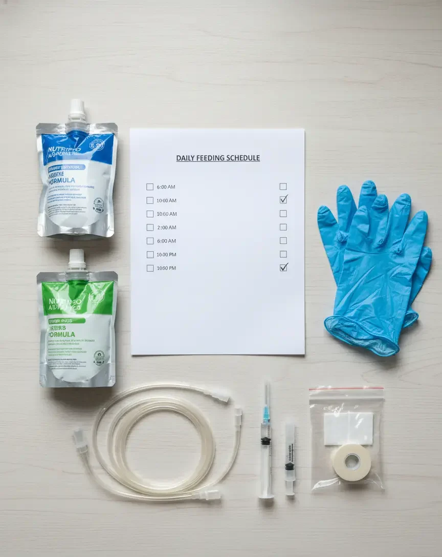 Графік щоденного ентерального харчування