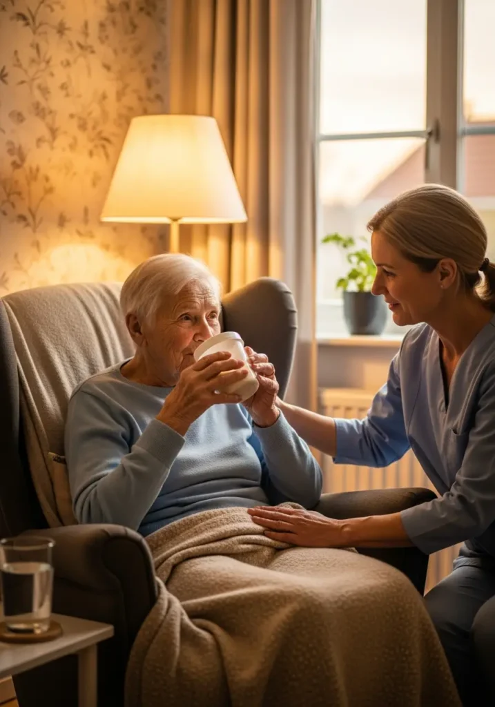 Лікар і пацієнт похилого віку