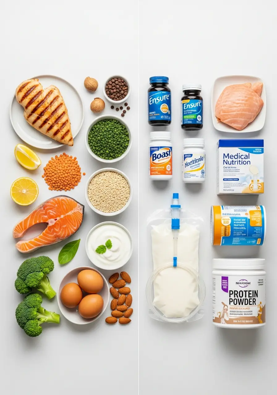 Белок в нутрицевтиках и продуктах питания